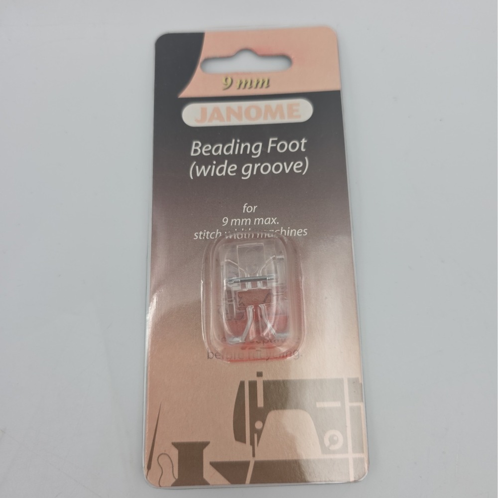 Beading Foot (wide) #202098007 For Janome 9mm Max Stitch Width Machines Genuine